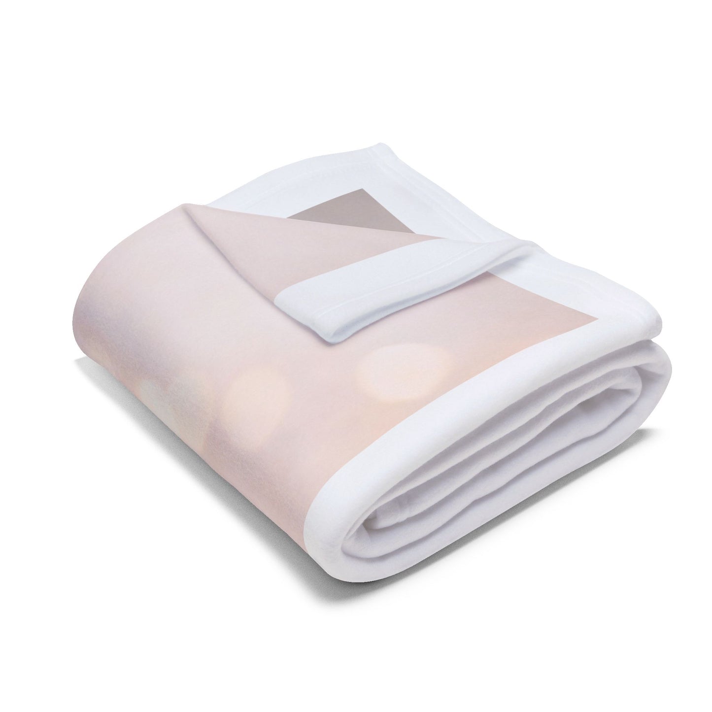 Fleece Blanket — "I Have Found You" Romantic Rose Throw | Soft & Cozy