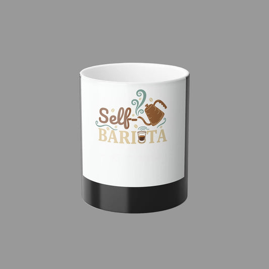 Color-Changing Coffee Mug — Personalized "Self-Barista" Design, 11oz